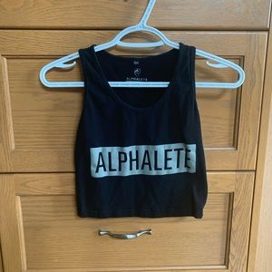 Alphalete Cropped Tank Top (size:xs/s)